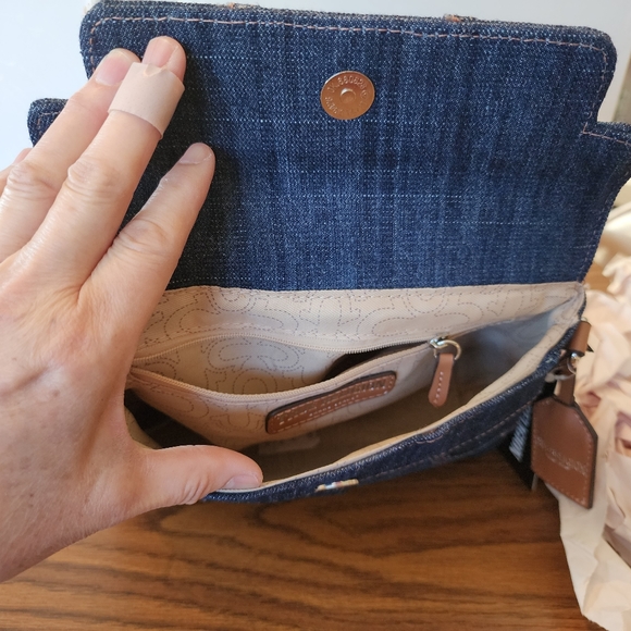 True religion brand jeans denim bag - Picture 4 of 6